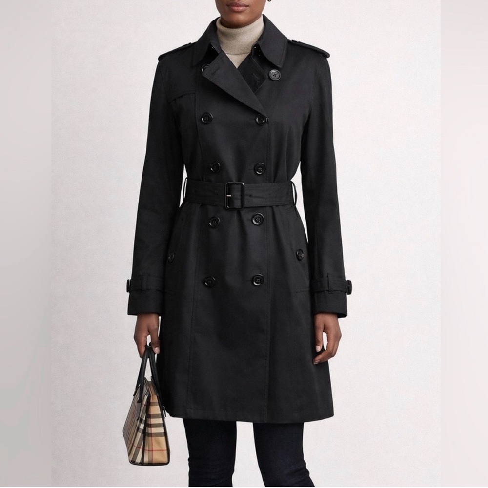 Burberry Brit Black trenchcoat size2